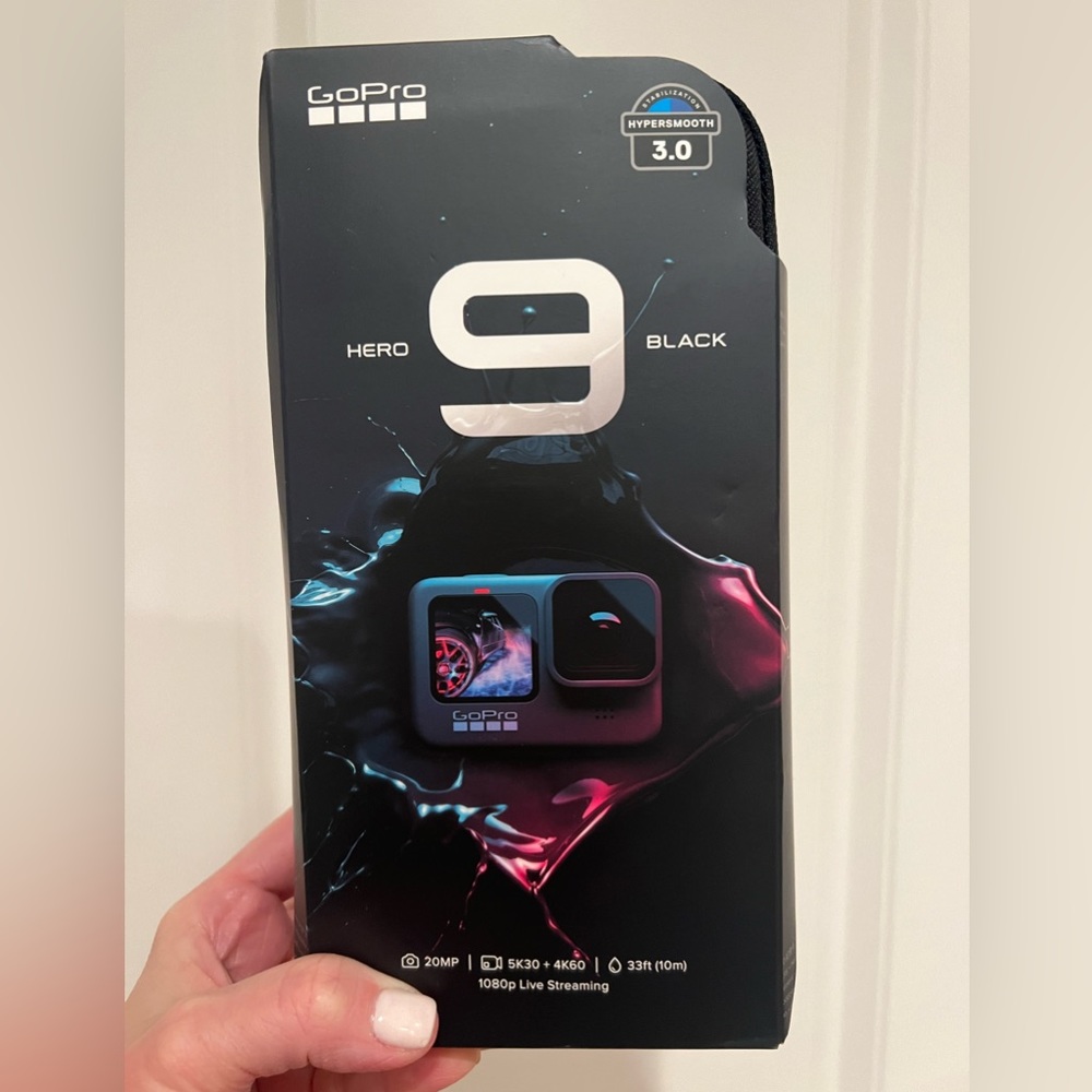 GoPro HERO9 Black with Lexar SD Card - BRAND NEW IN BOX NEVER OPENED